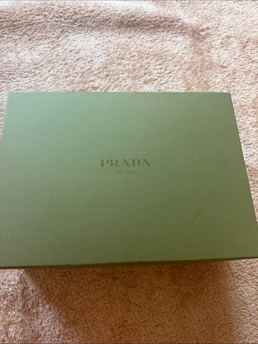 💚 NEW green Prada box large